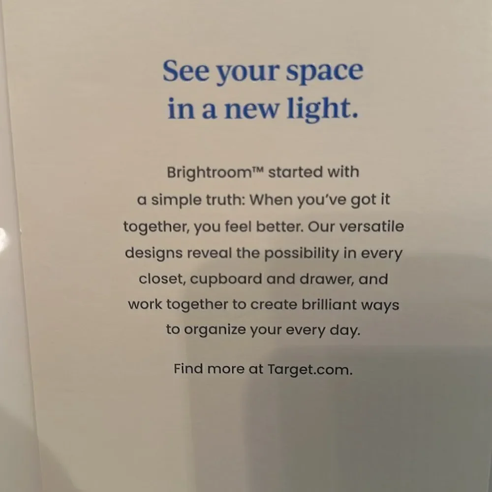 Brightroom Drawer Organizer Target Plastic White